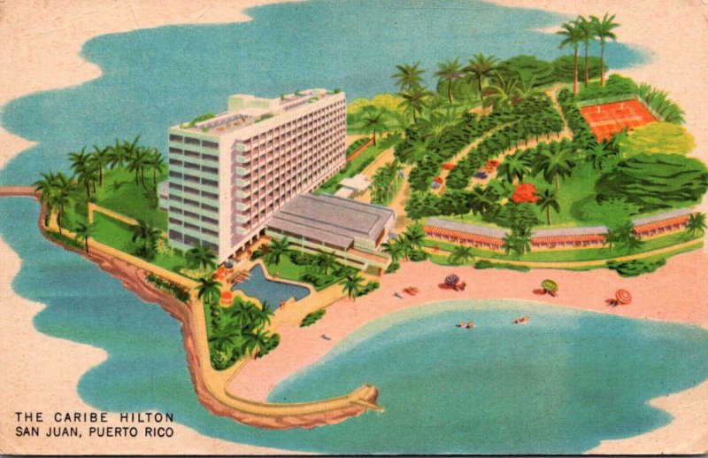 Puerto Rico San Juan The Caribe Hilton 1951