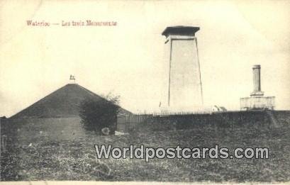 Les Trois Monuments Waterloo, Belgium Unused 