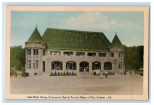 c1950s Table Rock House, Entrance to Scenic Tunnel Niagara Falls Canada Postcard