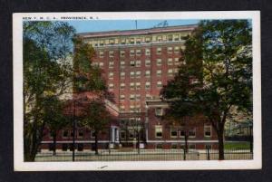 RHODE ISLAND PROVIDENCE RI YMCA Bldg Postcard Y M C A