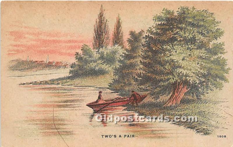 Two's a Pair Rowing 1909 