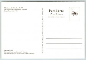 First Solar Powered   Carousel  Peter Petz  Postcard