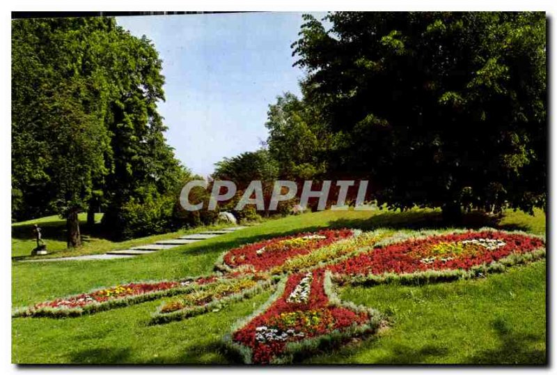 Modern Postcard Valenciennes the Garden of Rhonelle