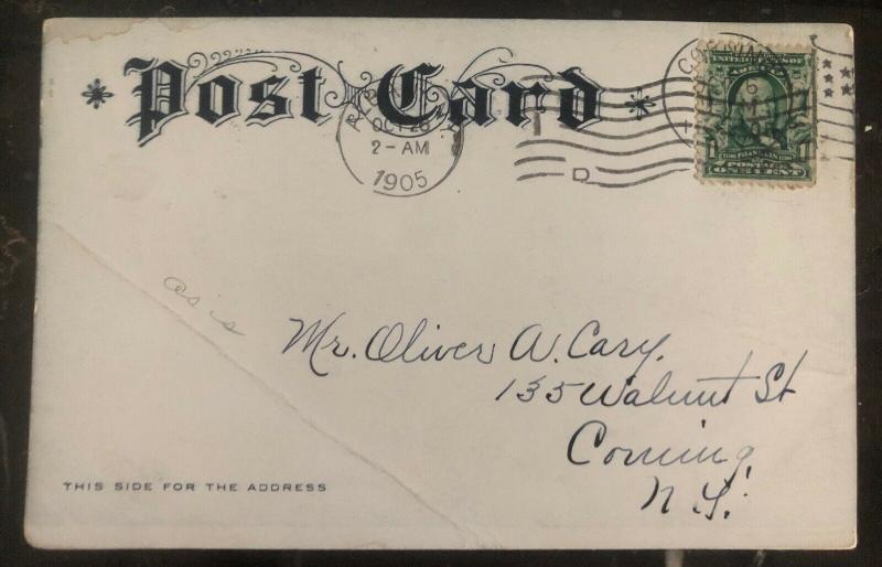 1905 Albany NY Usa Picture Postcard PPC Cover Halloween Carnival Entrance