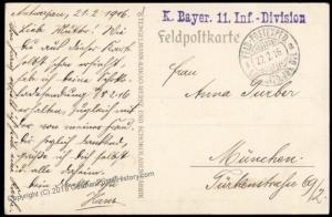 Germany WWI General von Hindenburg Feldpost Patriotic PPC 69988