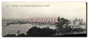 Old Postcard Marseille view & # 39ensemble basins of Joliette