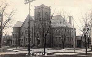 c.'11, Real Photo,RPPC, M.E.Methodist  Church, Centerville,IA, Msg,Old Post Card