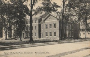 GREENCASTLE , Indiana, 1900-10s ; Asbury Hall , De Pauw University