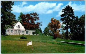 HENDERSONVILLE COUNTRY CLUB, NC  Club House from GOLF COURSE  Postcard