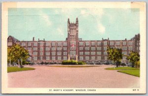 Windsor Canada 1950 Postcard St. Mary's Academy