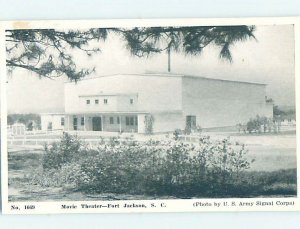 Pre-chrome MILITARY SCENE Fort Jackson - Columbia South Carolina SC AF8943