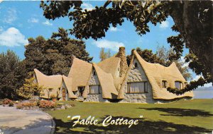 Cordova Bay British Columbia 1960s Postcard Storyland Fable Cottage