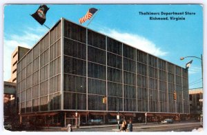 1940's RICHMOND VIRGINIA THALHIMERS 1st ALUMINUM CLAD DEPARTMENT STORE POSTCARD