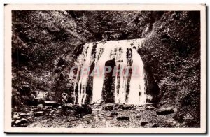 La Bourboule Old Postcard Cascade Verniere