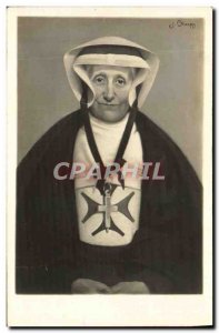 Postal Charpy Old Woman Card