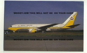 ac310 - Royal Brunei Boeing 767-284ER , CC-CEX  - postcard