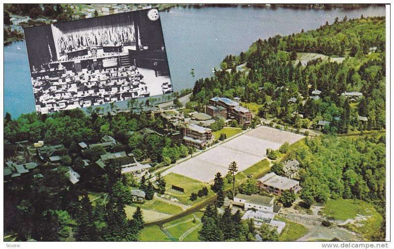 Airview showing the Lake Placid Club,  Lake Placid,  New York,  PU_1973