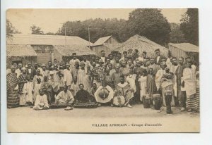 438913 FRENCH Africa local musical ensemble with national instruments postcard