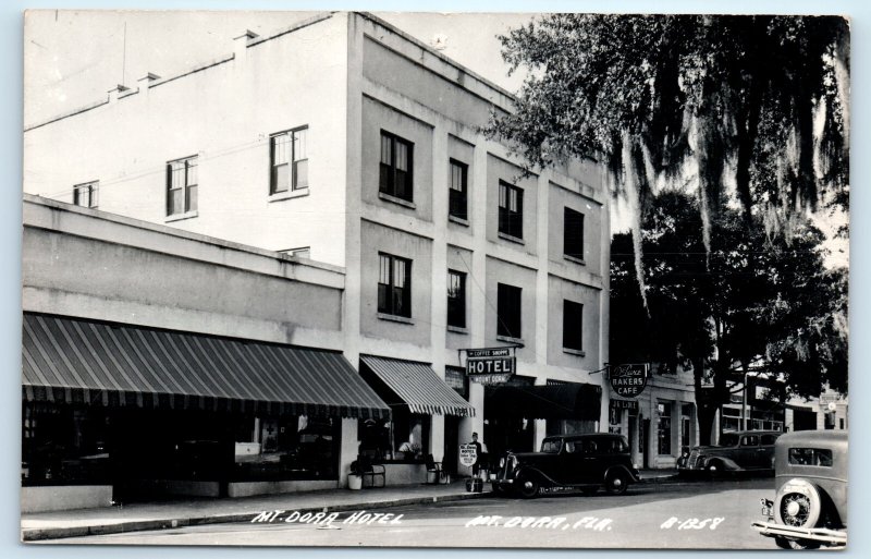 Mount Dora FL Florida Hotel Bakery Cafe Real Photo Postcard