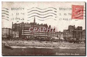 Great Britain Great Britain Old Postcard Brighton from the sea