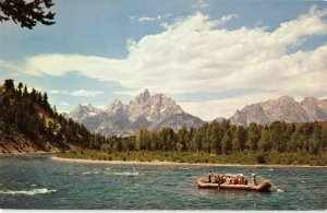 ostcard Snake River Float Trip Grand Teton National Park Wyoming