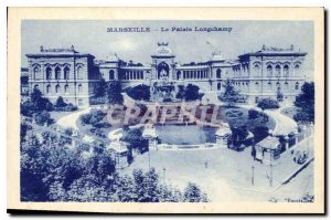 Old Postcard Marseille Palais Longchamp