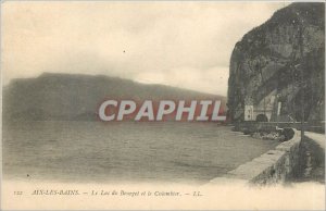 Old Postcard AIX-LES-BAINS._Le Lake Bourget and Colmbier