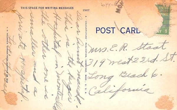 Monticello Hospital New York Postcard