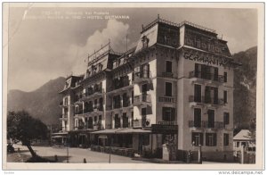 RP: Toblach (Italian: Dobbiaco) , South Tyrol , Italy , PU-1935 ; Hotel Germania