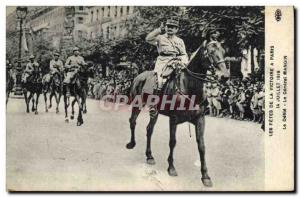 Old Postcard Fetes The Army Victory in Paris July 14, 1919 The parade The Gen...
