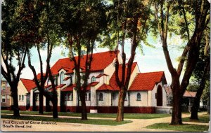 Postcard First Church of Christ Scientist in South Bend, Indiana~131999