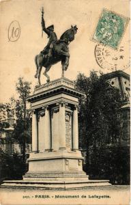 CPA PARIS 8e Monument de Lafayette (258900)