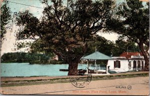 Boat House, Flax Pond, Lynn MA c1907 Vintage Postcard S63