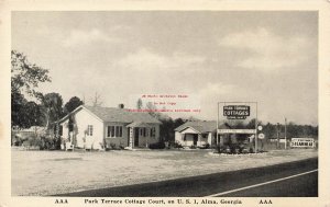 GA, Alma, Georgia, Park Terrace Cottage Court Motel, Mackhardt Pub No 5935