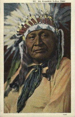 An Arapahoe Indian Chief Indian Unused 