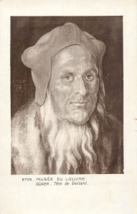 Old Man's Head - Durer, postcard