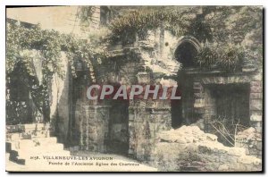 Old Postcard Villeneuve Avignon Porch of the Ancient Church of the Carthusians