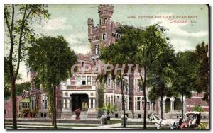 Old Postcard Chicago Potter Palmers Residence