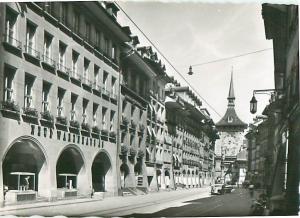 Postcard Street Scene Bern Switzerland  # 1229A