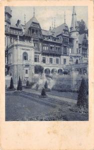 b384  fatada Sinaia Castelul Peles  castle prahova romania