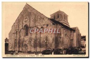 Old Postcard Cellefrouin the & # 39Eglise