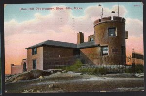 Massachusetts Blue Hill Observatory, BLUE HILLS - pm1944 - Divided Back