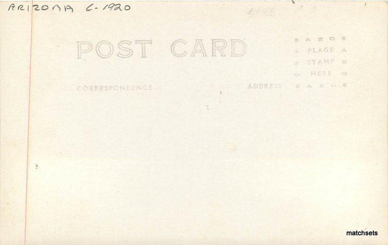 ARIZONA C-1920s Coolidge Dam RPPC Real Photo postcard 1810