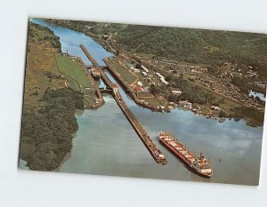 Postcard Pedro Miguel Locks, Panama