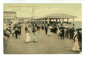 NJ - Asbury Park. The Esplanade Review ca 1914