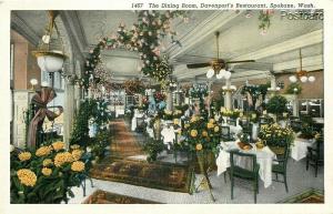 WA, Spokane, Washington, Davenport's Restaurant, Dining Room, Robbins Tillquist