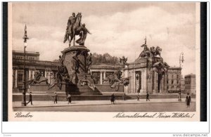 BERLIN, Germany, 1900-1910´s; Nationaldenkmal Kaiser Wilhelm I