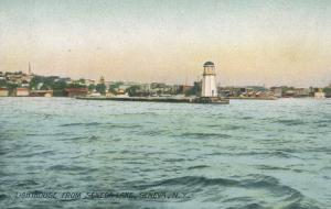 Lighthouse from Seneca Lake - Geneva NY, New York - DB