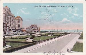 New Jersey Atlantic City From The Porch Glaslyn Chatham 1920