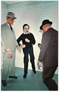 Lee Harvey Oswald & Jack Ruby JFK Assassination London Wax Museum Postcard 1960s